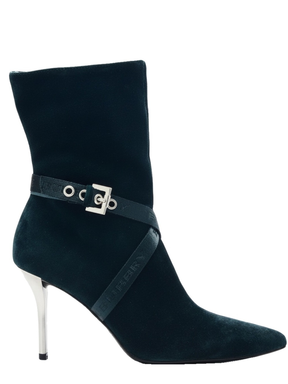 🛍️ Burberry Authentic Black Suede High Heel/ Boots